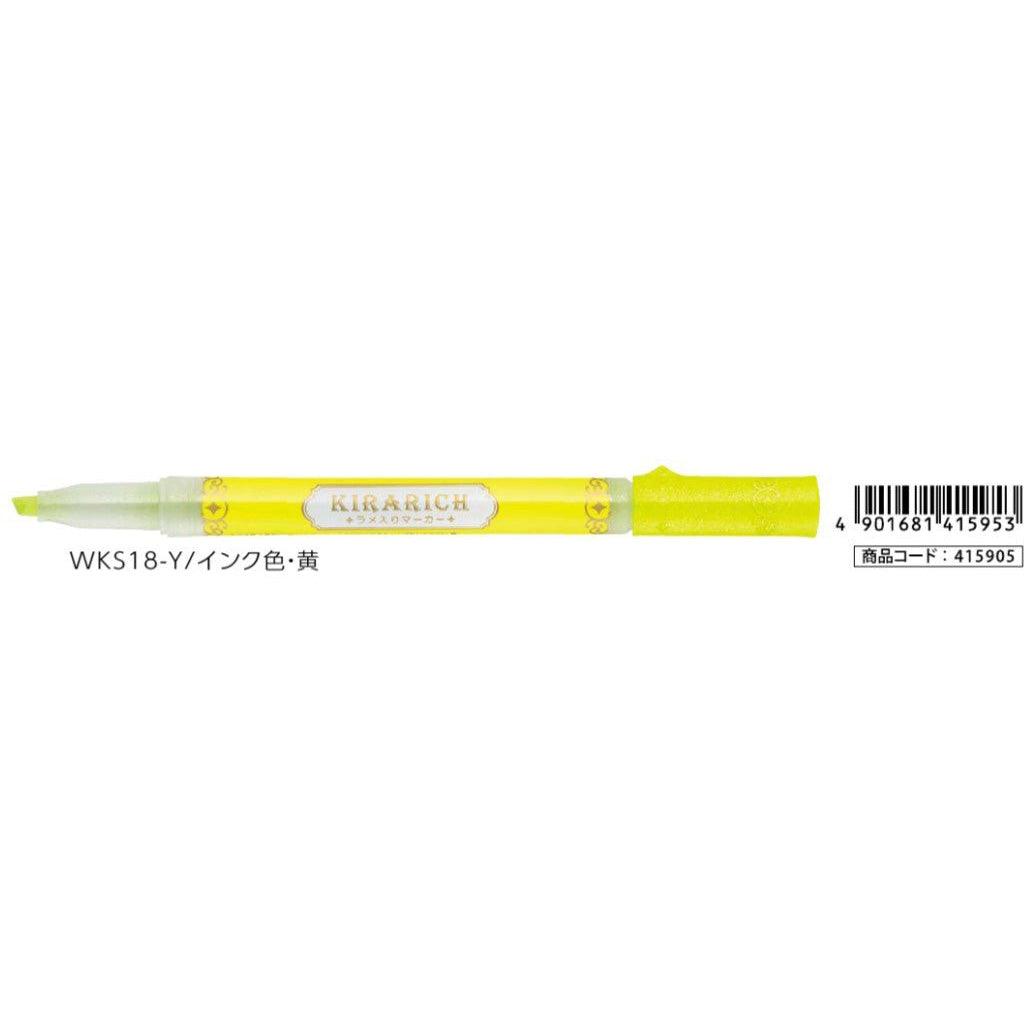 (Pre-Order) ZEBRA KIRARICH highlighter pen, Water-based marker, WKS18 - CHL-STORE