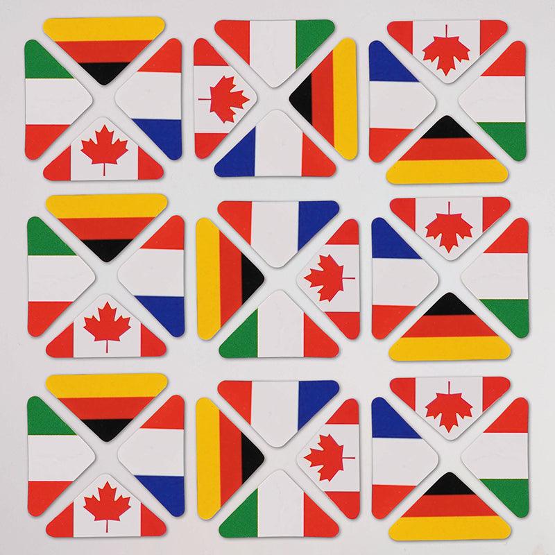 Romantic flower series 24pcs DIY photo fixed corner stickers flower butterfly series national flag photo fixed stickers NP-H7TRIA-001 - CHL-STORE