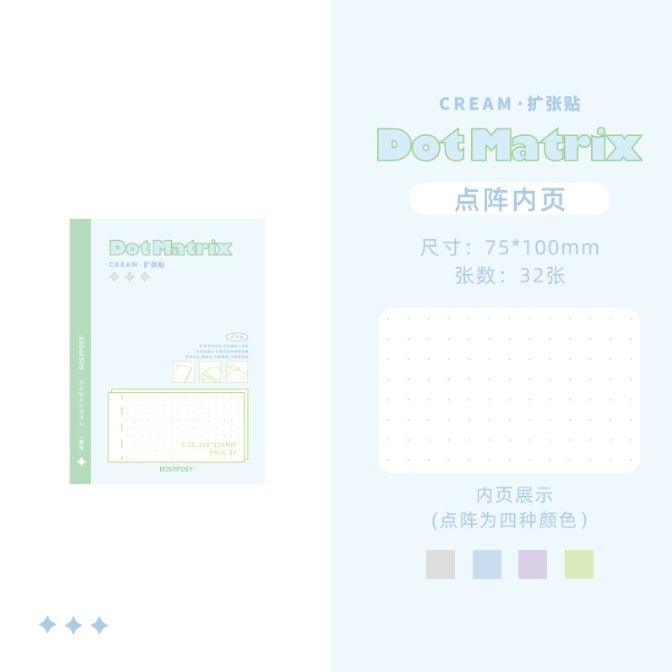 RosyPosy Cream Collection Cream Colors Comments Expansion Notes Notebooks NP-000169 - CHL-STORE