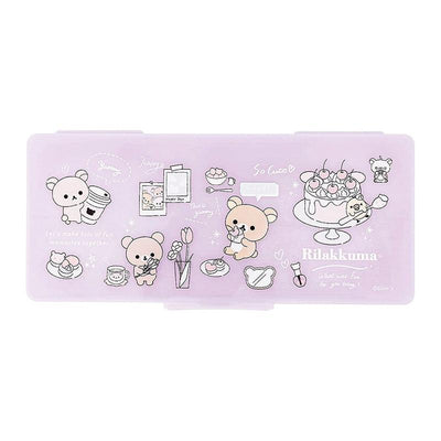 SAN-X Sumikko Gurashi Mathematics Geometry Tool Ruler 4 Ruler Set Purple - CHL-STORE