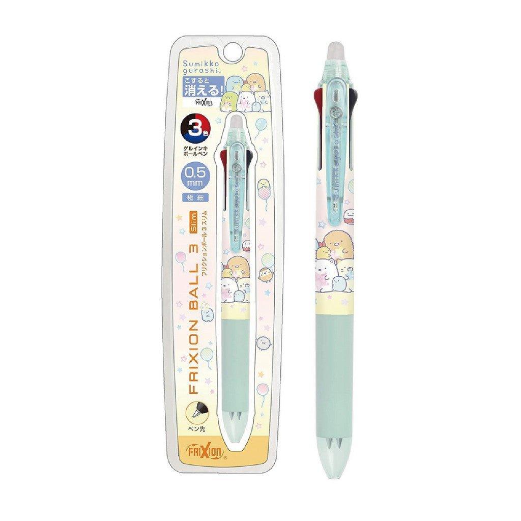 SAN-X x PILOT PR0280 FRIXION 0.5mm Sumikko Gurashi 3 Colors Magic Eraser Pen Erasable Pen - CHL-STORE
