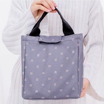 Small Leaves Lunch Box Bag Thickening Insulation Aluminum Foil Thickening Lunch Bag Portable Lunch Box Bag Insulation Bag Insulation Lunch Bag Lunch Bag NP-HTNQR-107 - CHL-STORE