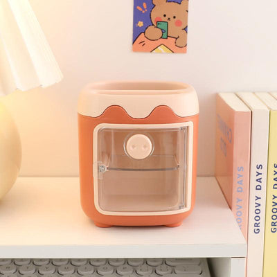 Storage box multifunctional pen holder container cosmetics accessories small drawer large capacity creative stationery cartoon office student NP-020037 - CHL-STORE
