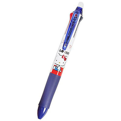 Sun-star 0.5mm tri-color multi-function pen rubbing pen magic rubbing pen function pen erasable pen blue rod Hello Kitty S4642503 - CHL-STORE
