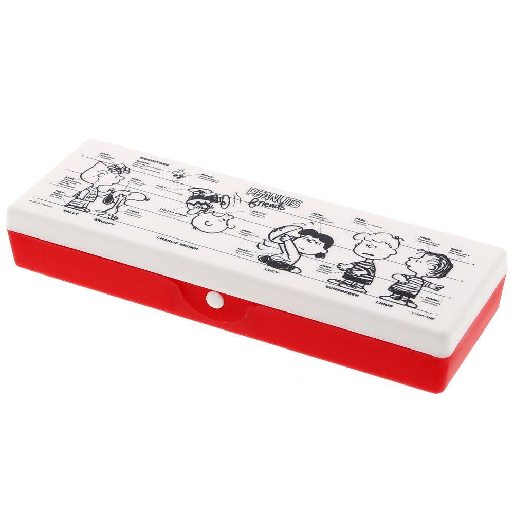 Sun-star Disney Lightweight Pencil Case Mickey Minnie Chichititi Snoopy Chip 'n' Dale Pencil Case Pencil Box - CHL-STORE