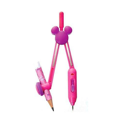 Sun-star S4051440 Disney Compass Pink Compass Mickey Mouse Drawing Tools - CHL-STORE