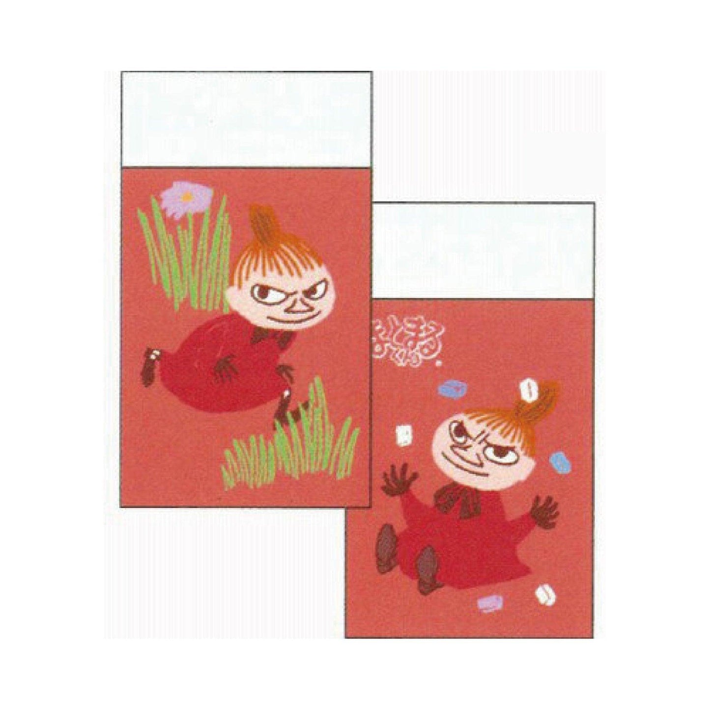Sun-Star S4215 Moomins Lurummy Eraser Little My Eraser Hand-painted Cute Red Blue - CHL-STORE
