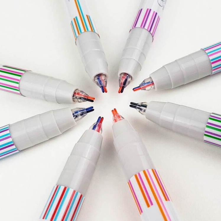 SUN-STAR S45407 twiink two-color line water-based pen key pen marker pen four-color group set - CHL-STORE