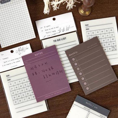 Talking about yourself Human Observer series PET two-color notes NP-000072 - CHL-STORE