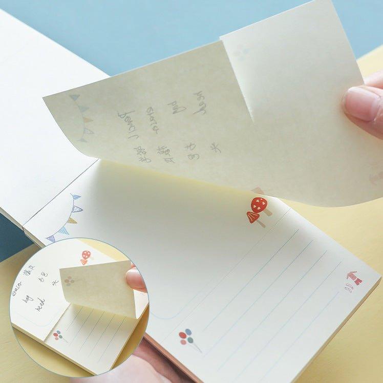 The Realm of the Sky PVC Flip Memo Pad MEMO Paper Style Randomly Shipped NP-050024 - CHL-STORE