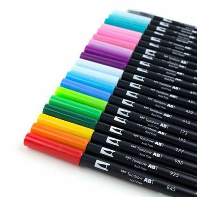 TOMBOW ABT-12CML ABT double-ended color brush double-ended pen color pen color brush 12-color group - CHL-STORE