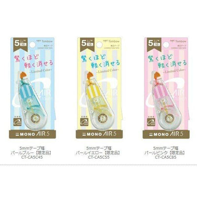 TOMBOW CT-CA5C85 Limited Stripe Cute Macaron Mono Air5 Correction tape Light Pink - CHL-STORE