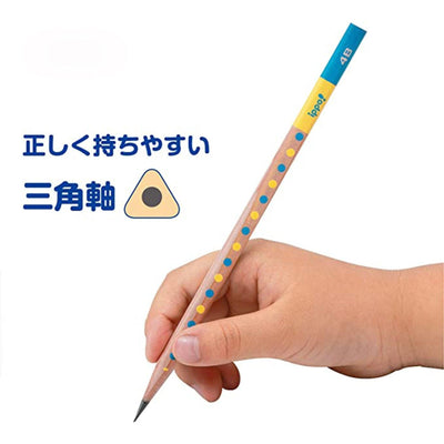 TOMBOW ippo KB-KG01-4B children's learning non-slip hexagonal shaft little pencil group 4B 12 pencil sets - CHL-STORE