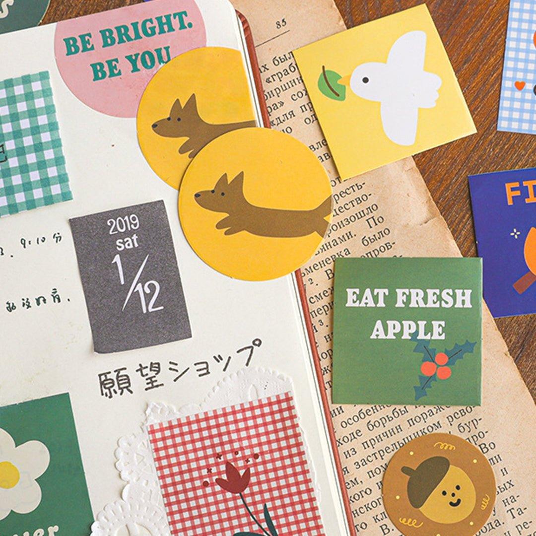 Twilight Envelope Sticker Pack Bear Biscuit Series Pocket Sticker Pack 40pcs NP-000011 - CHL-STORE