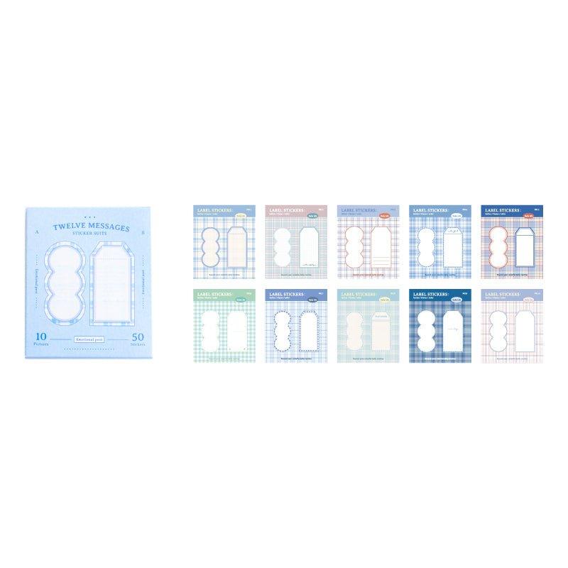 Twilight Twelve Message Series Material Sticker Pack NP-000127 - CHL-STORE