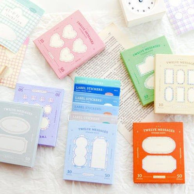 Twilight Twelve Message Series Material Sticker Pack NP-000127 - CHL-STORE