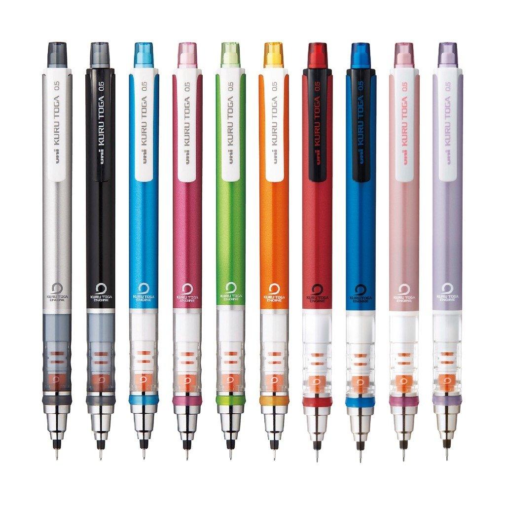 uni Kurutoga Mechanical Pencil Standard, 0.5mm, Silver (M54501P.26) 