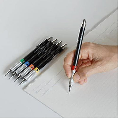 UNI M5-552 Professional Drawing Automatic Pencil Mechanical pencil HB 0.5mm black metal rod - CHL-STORE