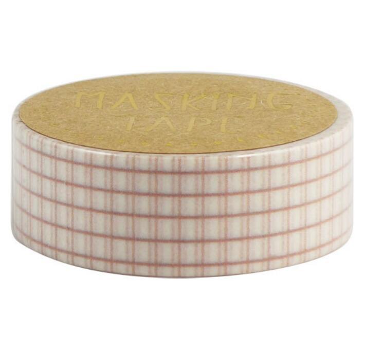 W-craft W02-MK-T00 15mm series paper tape W02-MK geometric pattern stripes Plaid dots - CHL-STORE