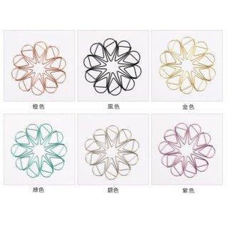 Waterdrop Style Petal Shape Korean Large Waterdrop-shaped Paper Clip Candy Color Practical Waterdrop Needle Metal Needle Needle 6 Colors Available NP-H7TAY-702 - CHL-STORE