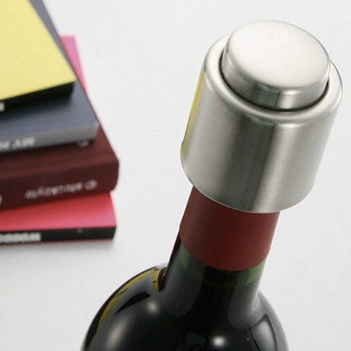 Wine preservation artifact Stainless steel wine stopper Press-type wine bottle sealerRP-0000016 - CHL-STORE