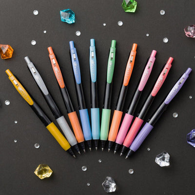 ZEBRA SARASA JJ15 0.5mm Deco Shiny Color Black Shaft Bright Color Neutral Pen Gel Pen Ball Pen Five in Group Ten In Group - CHL-STORE