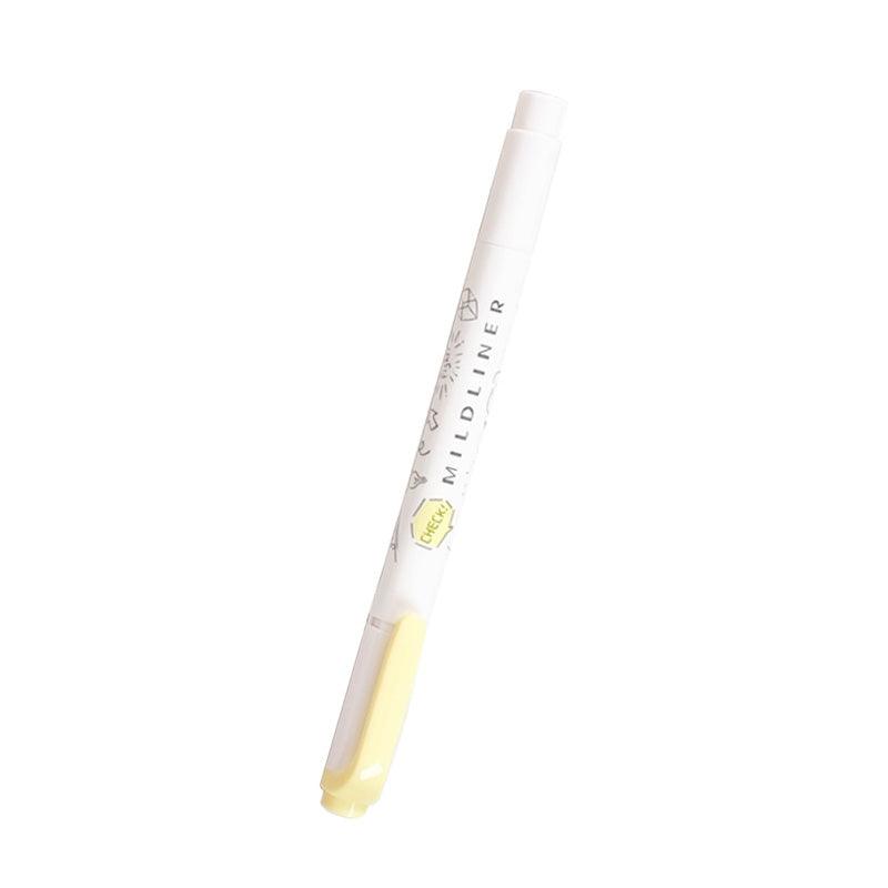 ZEBRA SARASA R X MILDLINER WHITE SERIES 0.4 MM NEUTRAL BALLPOINT PEN DOUBLE-HEADED SOFT HIGHLIGHTER - CHL-STORE