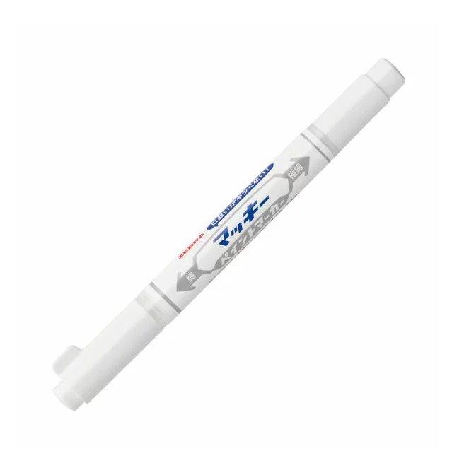 ZEBRA YYTS20 fine character oil-based pen double-headed paint pen marker pen model coloring gold silver white - CHL-STORE