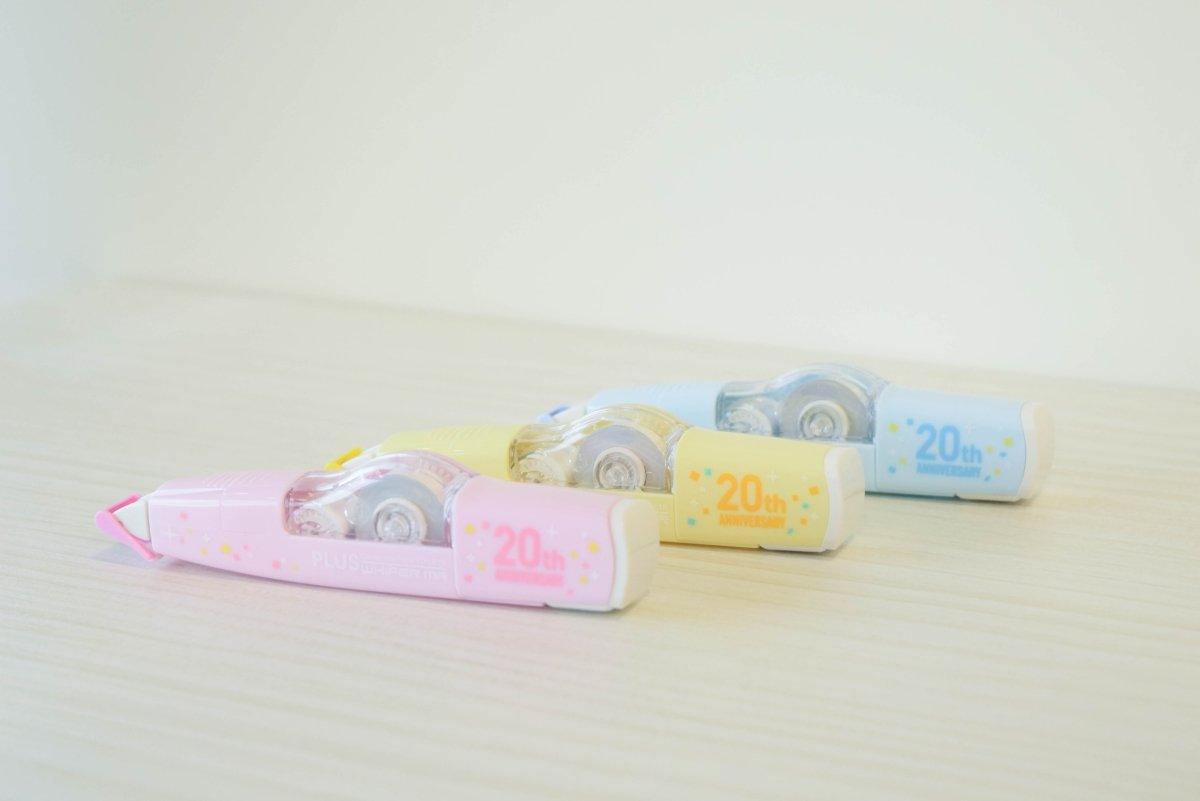 ✨20th Anniversary Thank You Limited Edition ✨PLUS MR Pastel Color Smart Roller Correction Tape - CHL-STORE 