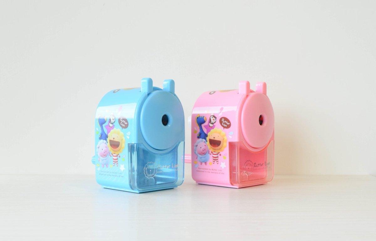 Children's favorite 💓 Cream lion A must-have for school 🎒 size-take-all pencil sharpener - CHL-STORE 