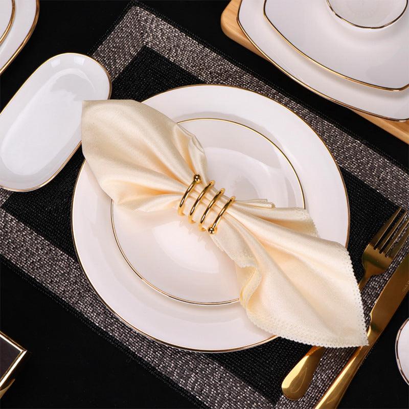Elevate Your Table Setting with Metal Napkin Rings: The Perfect Restaurant and Hotel Decor - CHL-STORE 