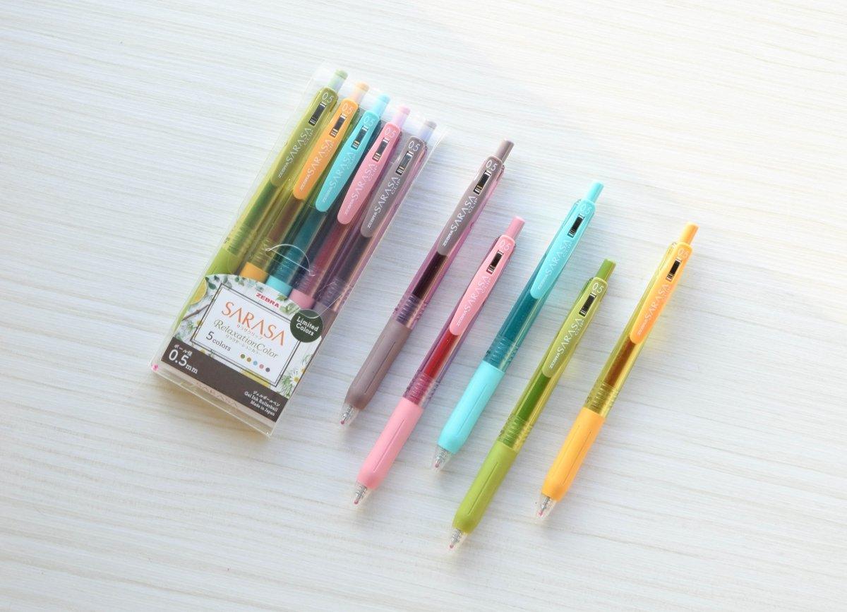 Special color healing stationery 🌱ZEBRA SARASA RELAXATION color gel pen - CHL-STORE 