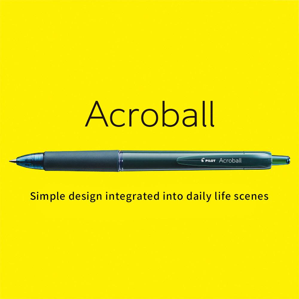 Pilot Acroball light oil writing pen 05mm 0.7mm BAB-15 ball pen oil pen writing smooth and super smooth