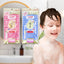 Runesimo Children's Foaming Soft Bath Towel Foam Bath Towel Children's Size Gently Rub Ultrafine Nylon Fiber Elementary School Washing Body Cleansing