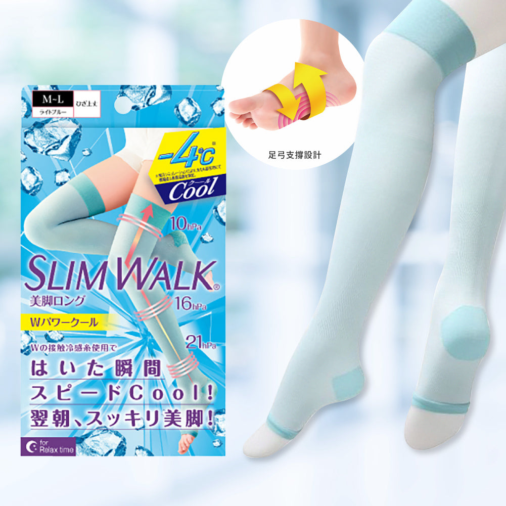 Slimwalk Long Beautiful Legs Cool Compression Socks Compression Socks Walk Beautiful Legs Long Above Knee Medical Design W Power Cool