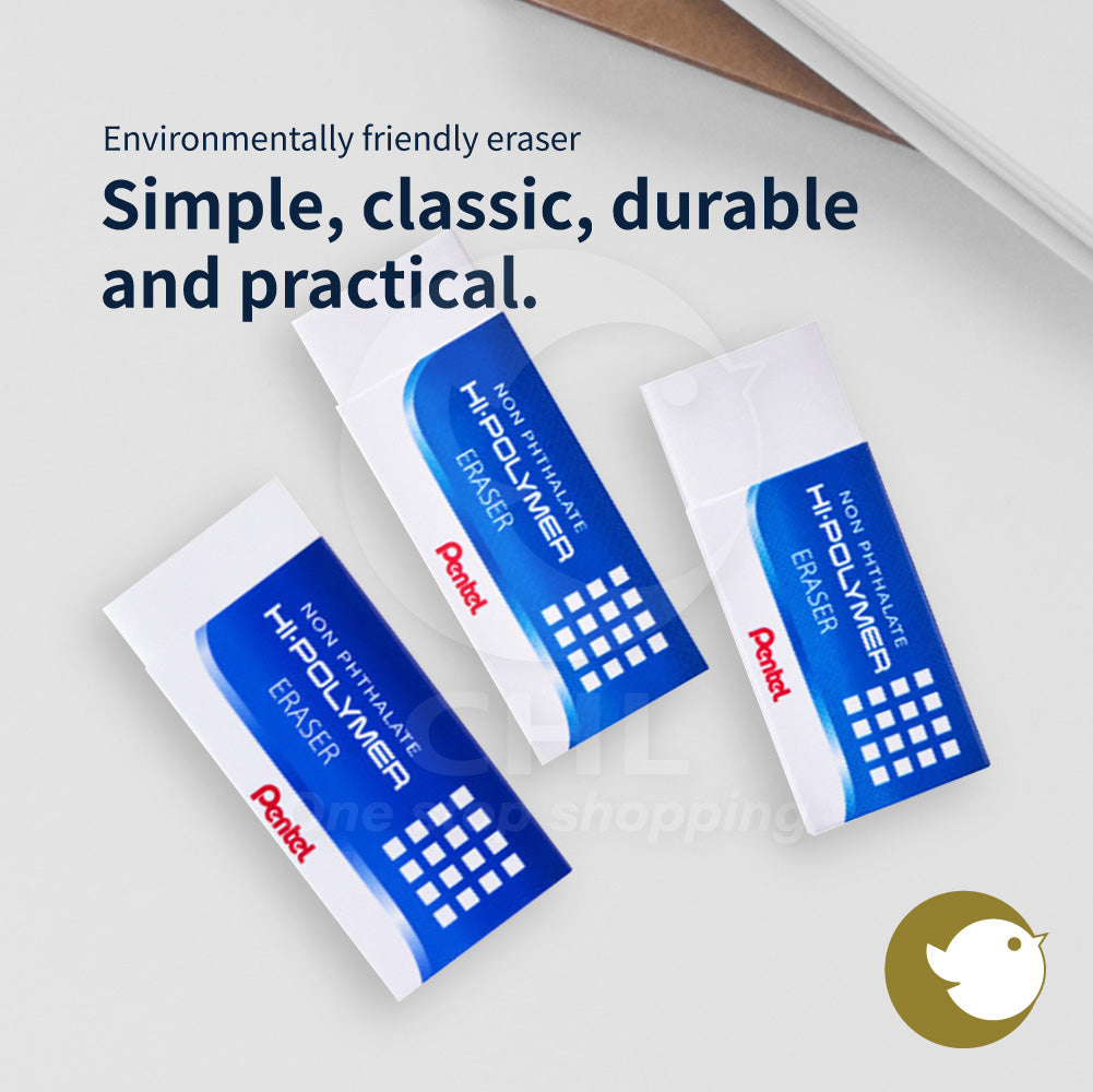 Pentel ZEH-05 Hi-Polimer Silgi Çevre Silgi Standart Tip (Küçük)