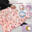 Sanrio Flannel Blanket Popular Characters Sanrio Series Hello Kitty Kuromi Cinnamoroll My Melody Warm and Cute Home