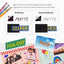 Pentel Mattehop colorful high-color pens, sweet colors, 1.0mm, 7-pack, matte color, deep and vivid, pocket card, photo