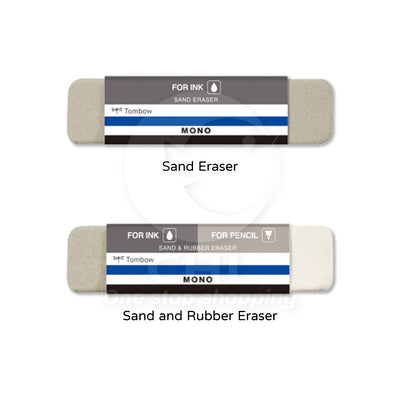 TOMBOW MONO Sand Eraser Sand and Rubber Eraser ES-510B ES-512B