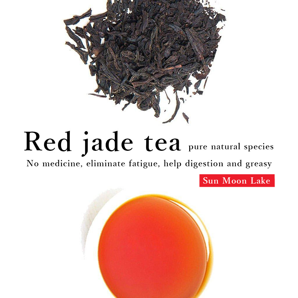 Pure natural planted Taiwan tea Sun Moon Lake Red jade black tea Taiwan tea No. 18 pesticide-free tea bags 10 pieces