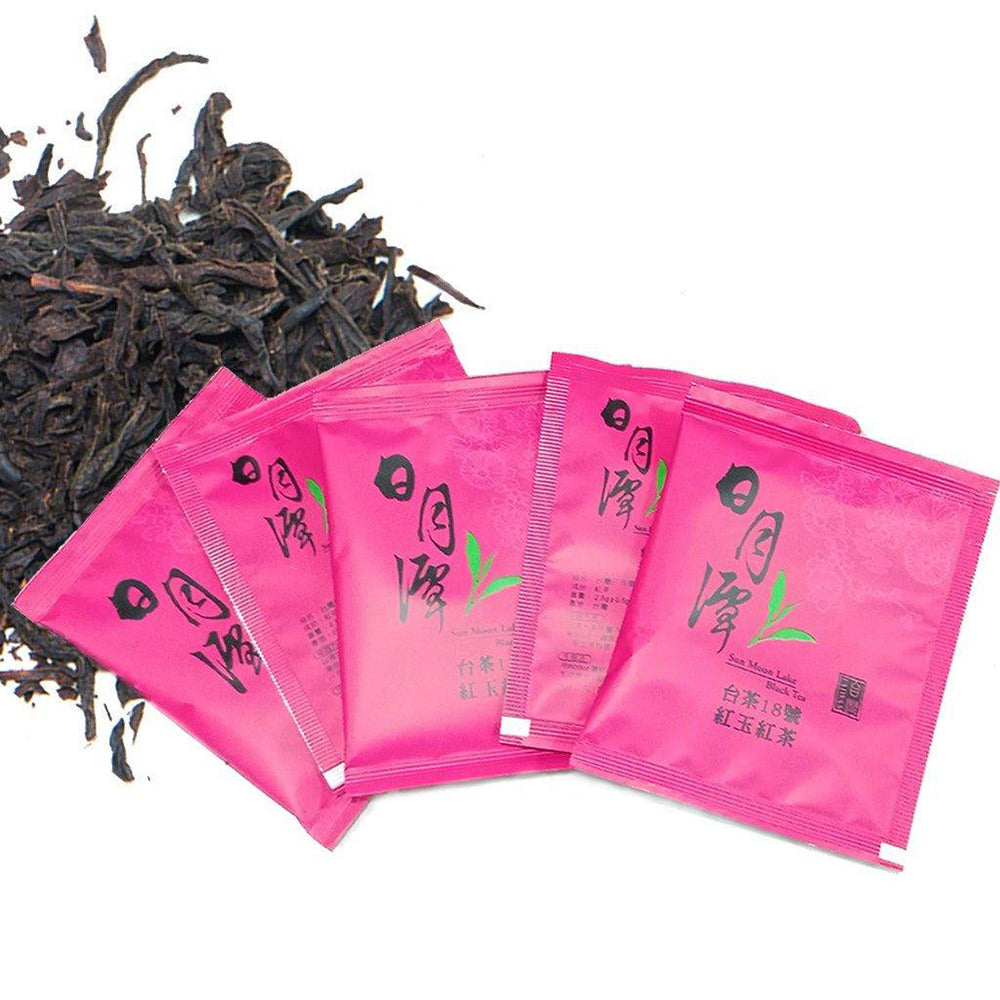 Pure natural planted Taiwan tea Sun Moon Lake Red jade black tea Taiwan tea No. 18 pesticide-free tea bags 10 pieces