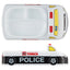 Skater Tomica Lunch Tray Fire Truck Police Car Microwave Dishwasher Removable Dividers Antibacterial Treatment Kids Lunch Boys Gift