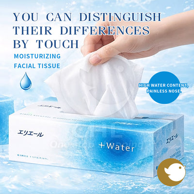 Elleair +Water Moisturizing Facial Tissues