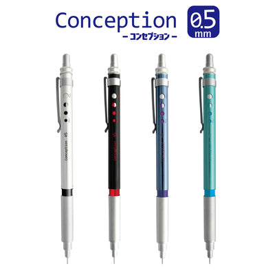 OHTO Conception drawing mechanical pencil black blue green silver business office stationery