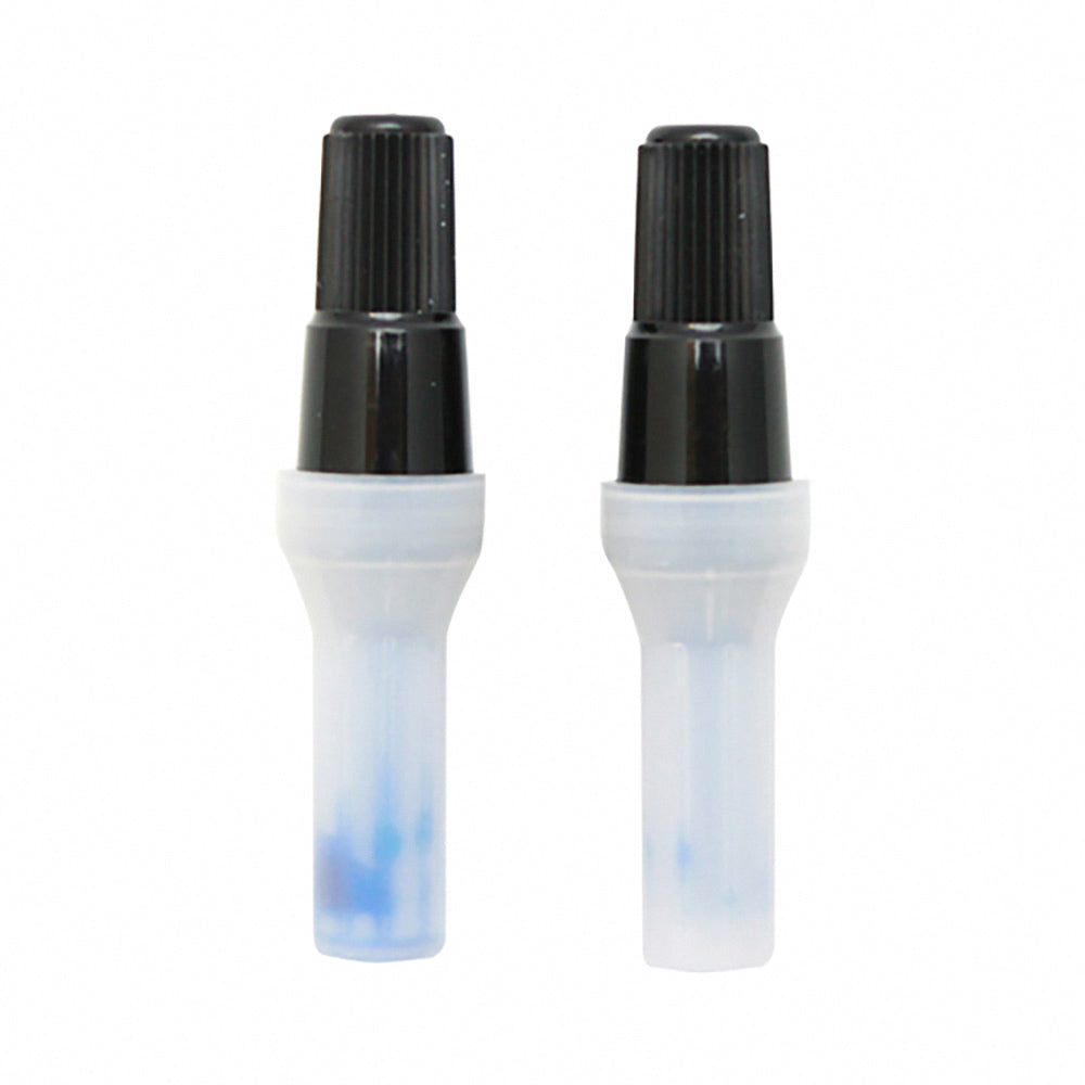 SHACHIHATA XLR-9N Pigment Replenisher 2 Pack Blue Continuous Stamp Replenishment Cartridge Special Ink Stamp Ink Office ID Stamp