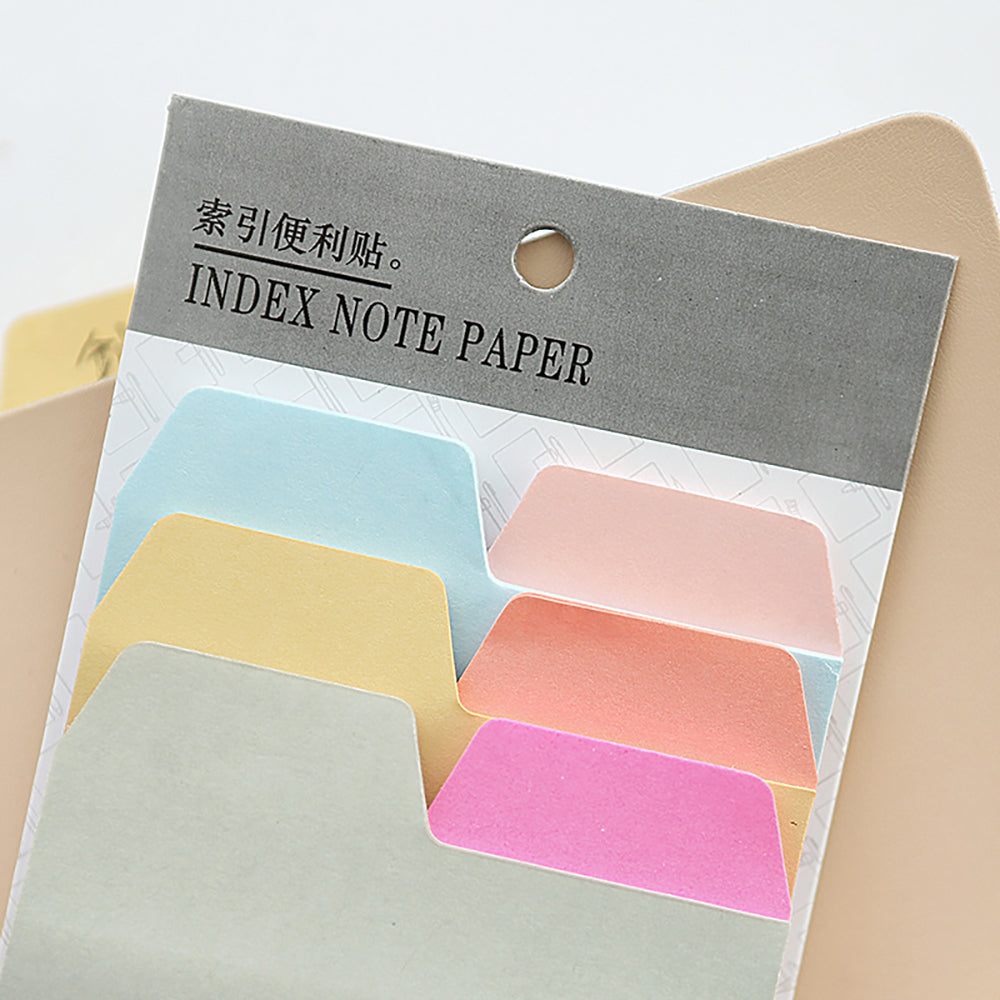 6-color index sticky notes 90 sheets office gadgets daily gadgets notes practical stationery student stationery office essentials