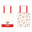 Sakamoto Morinaga milk canvas handbag, condensed milk style, strawberry style, daily necessities, casual shoulder bag