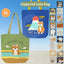 MINTinn Zippered Canvas Tote Bag (Shiba, Cats, Mt. Fuji, Sushi & Onsen Designs)