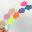 Cloud shaped sticky notes PET transparent sticky notes Note stickers Index stickers Creative styling Student office stationery Styling note paper Fluorescent color Randomly sold in 8 colors