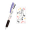 प्यारा मॉडल एक्स यूनी 300348 जेटस्ट्रीम कार्टून पैटर्न पुडिंग डॉग संयुक्त 0.5 मिमी 3-रंग कार्यात्मक पेन 3-रंग पेन बॉलपॉइंट पेन